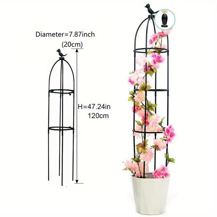 Support pour plantes en treillis de jardin, obélisque en tour, utilisé pour grimper les vignes et le
