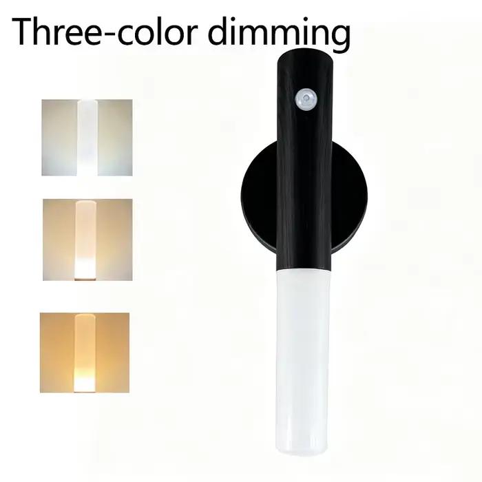 Lampe LED de nuit à chargement USB, à détection intelligente de mouvement, pour chevet, armoire, écl