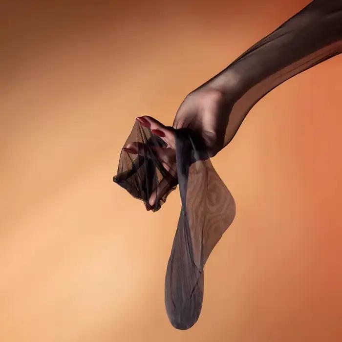 Collants fins en soie 0D pour femme, transparents jusqu'aux orteils, coupe ajustée à la taille, pour