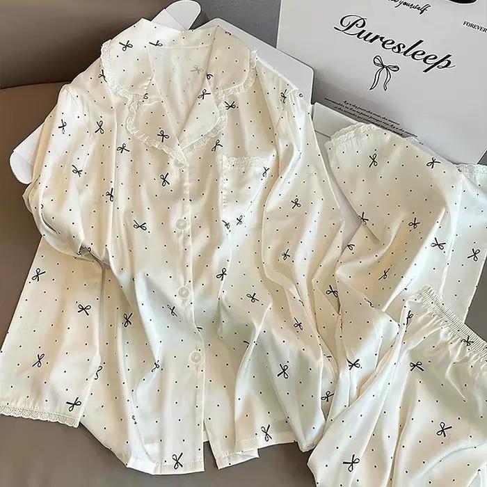 Pyjama pantalon à manches longues