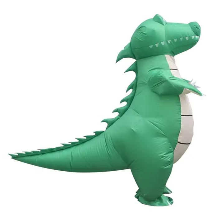 Costume gonflable Crocodile pour adultes, pourim, mascotte d'halloween et de noël, Costume de Cosplay de fête Anime, costumes fantaisie