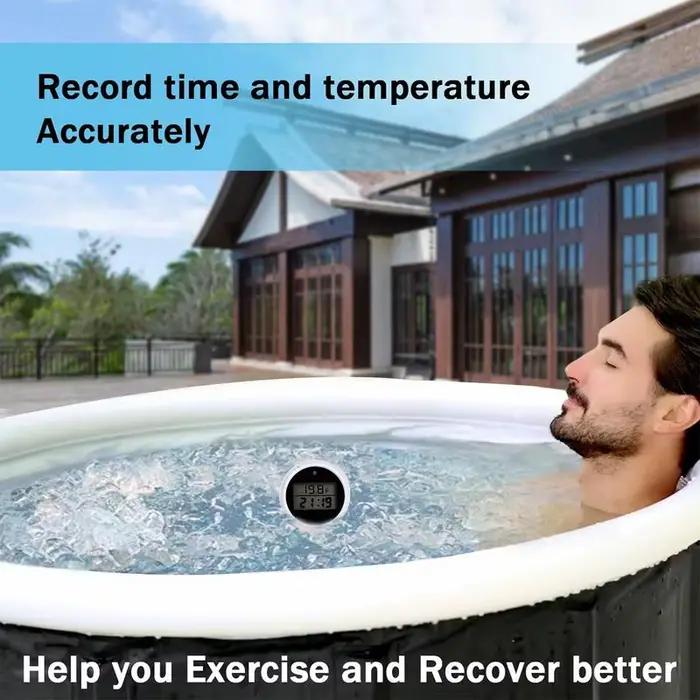 Thermomètres de bain de glace flottants étanches, thermomètres d'eau numériques, bain de glace, plongée froide, piscine