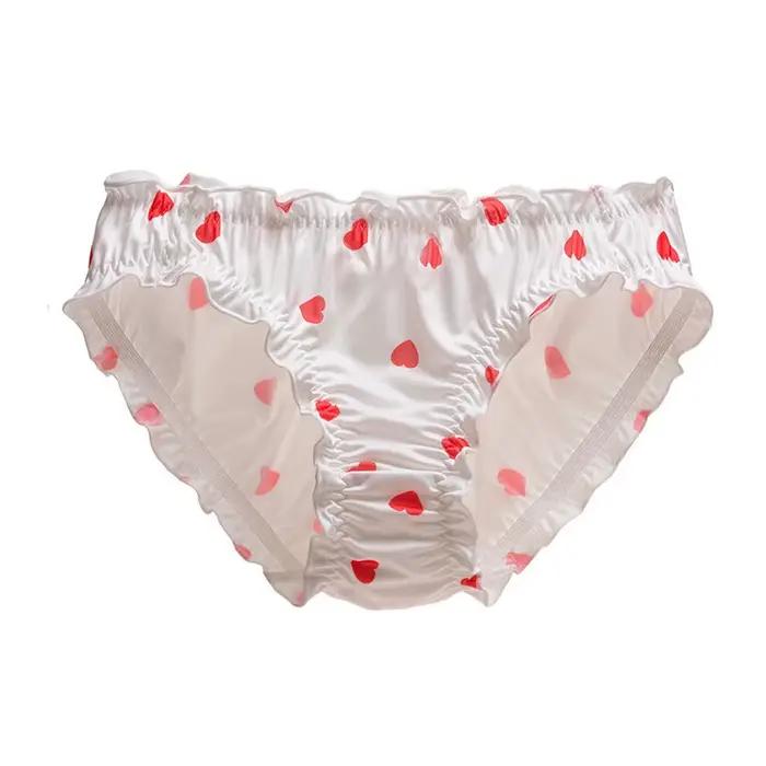 Culotte en soie à volants pour femmes