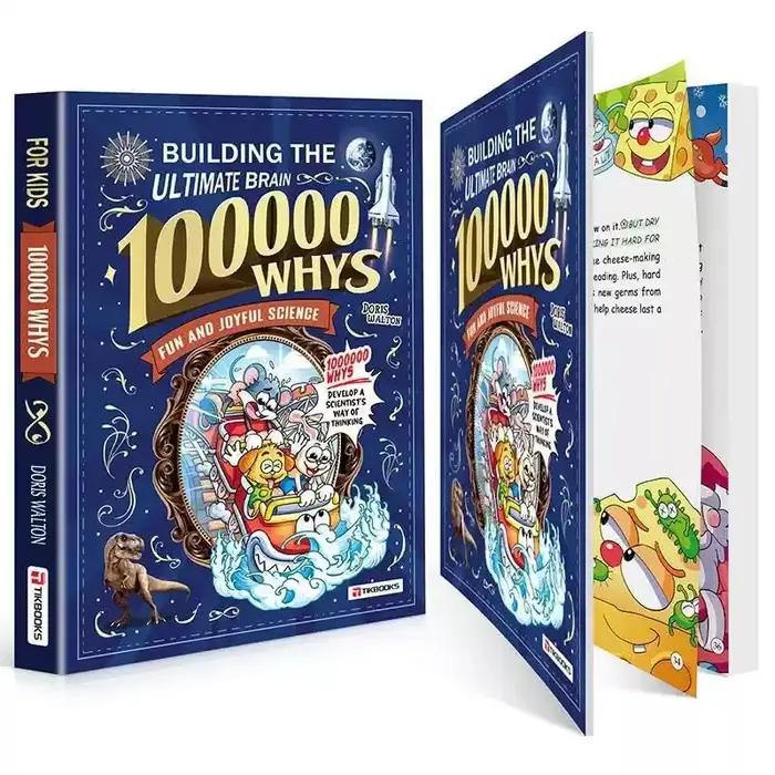 100000 pourquoi ? Livre scientifique pour enfants, livres de lecture éducatifs et amusants, favorisent la réflexion scientifique et le développement du cerveau