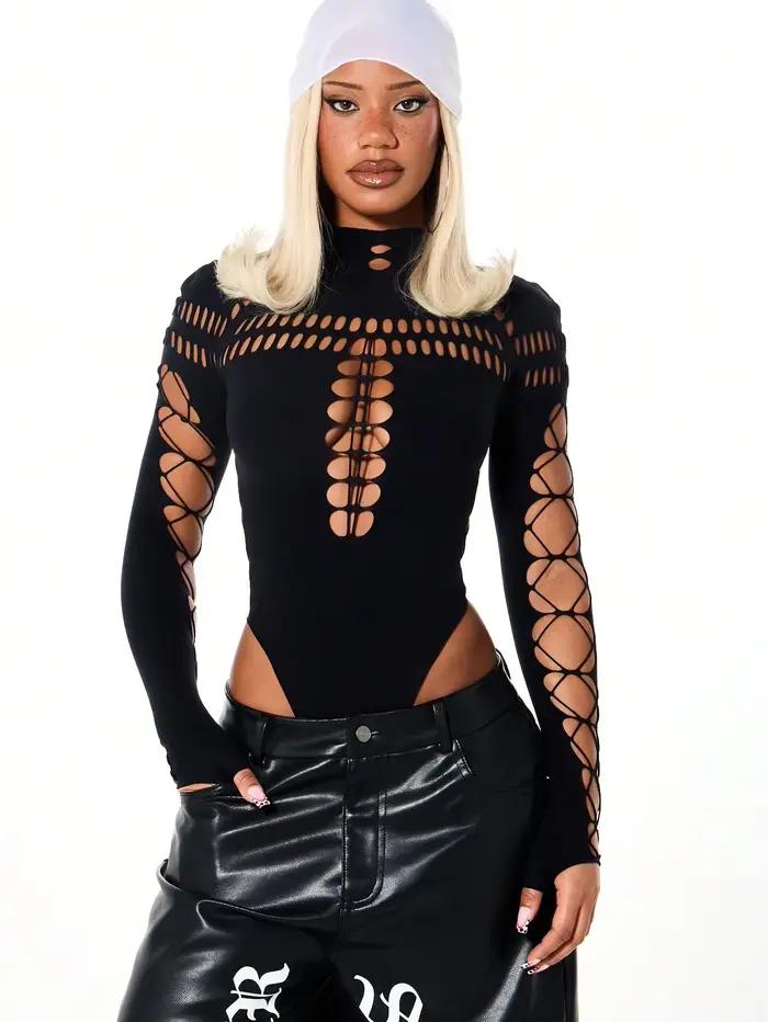 FHSEER Combinaison sexy Y2K pour femme