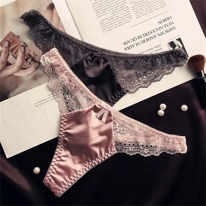 String en dentelle creuse pour femmes