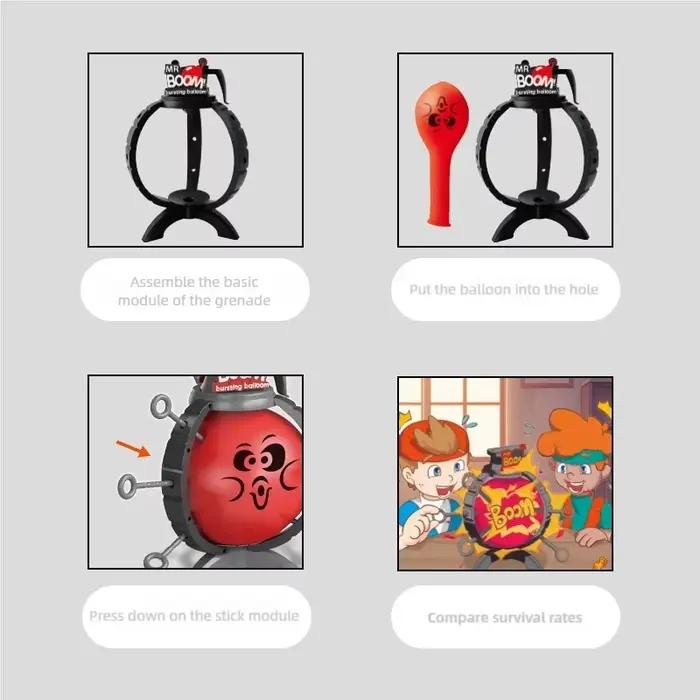 Ballons interactifs pour garçons et filles, jouets farfelus, jeux de bureau, adaptés pour Noël, le Nouvel An chinois