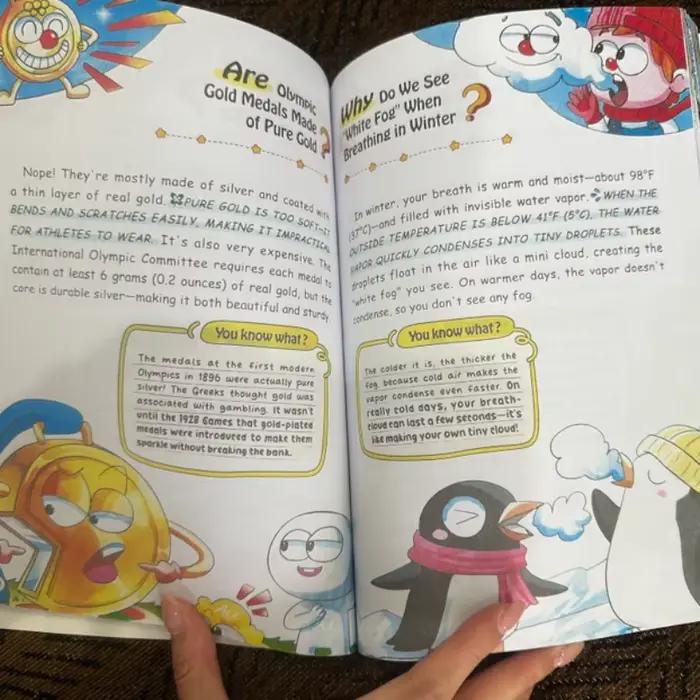 100000 pourquoi ? Livre scientifique pour enfants, livres de lecture éducatifs et amusants, favorisent la réflexion scientifique et le développement du cerveau