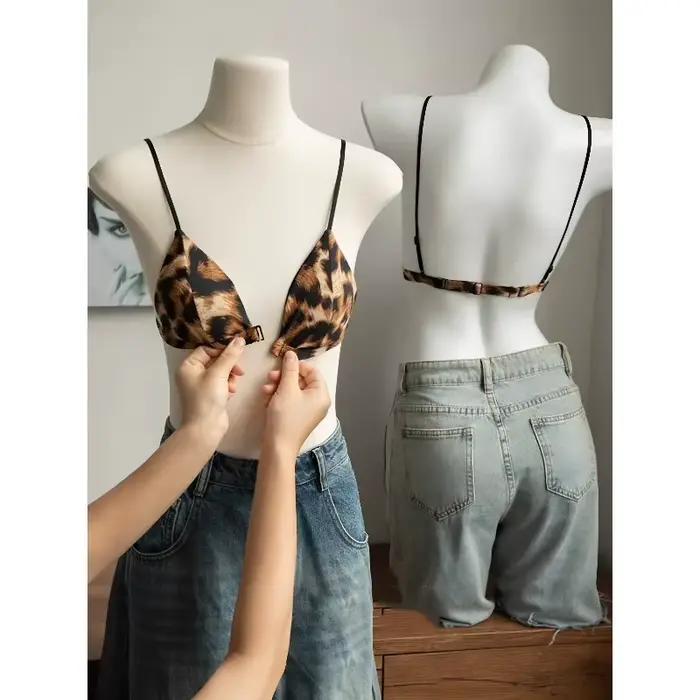 Soutien-gorge imprimé léopard tendance