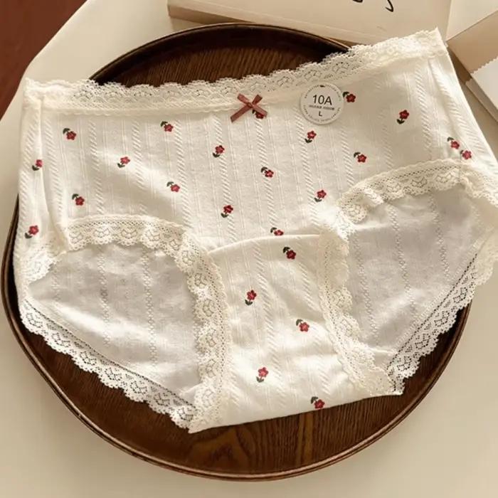 Culottes en coton à nœud floral