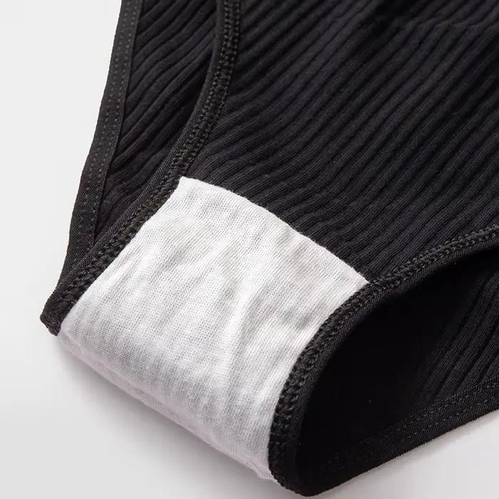 Culotte en coton à rayures pour femmes