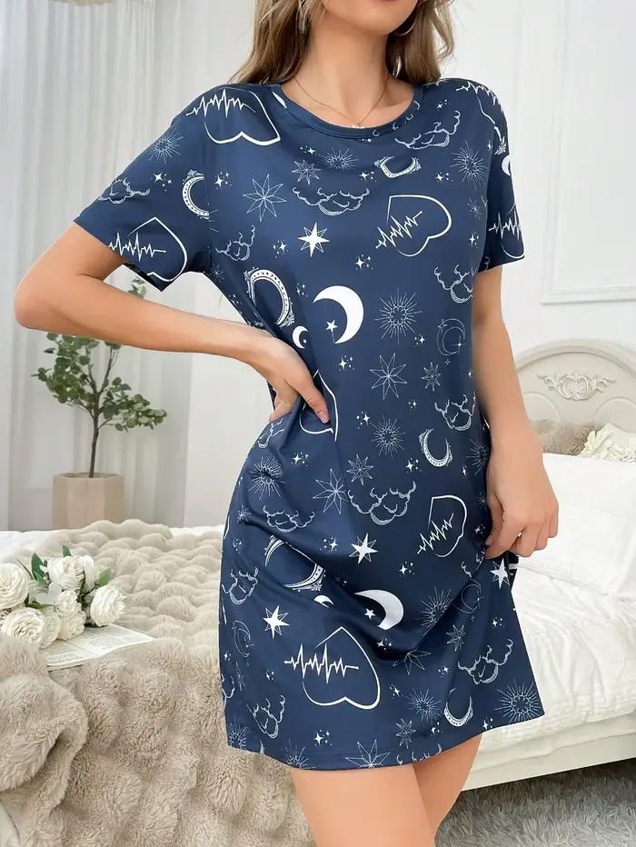Chemise de nuit pour femmes de printemps et d'été
