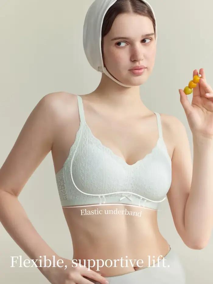 SUJIIN – soutien-gorge sexy en dentelle sans fil pour femmes