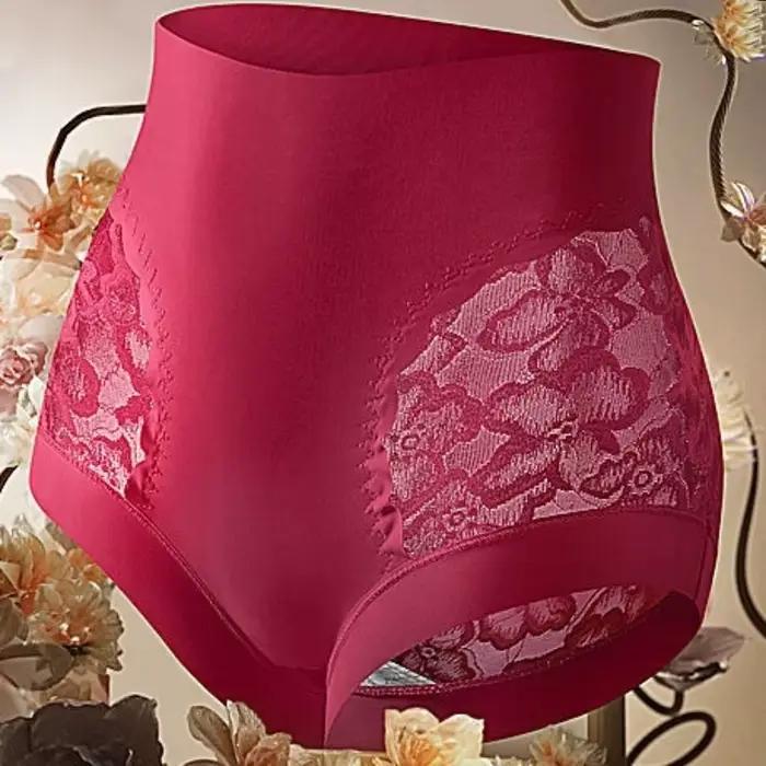 Dentelle fleurs post-partum corps Shaper taille haute Shapewear sans couture caleçon ventre contractant taille formateur bout à bout slips
