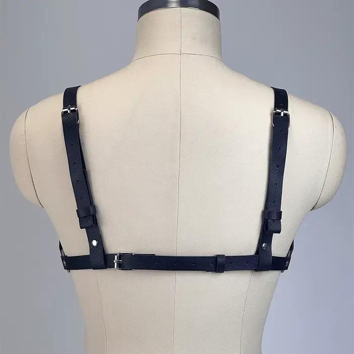 Harnais de corps pour femmes, ceinture en cuir PU réglable, style gothique, harnais Y2K, accessoires exotiques pour femmes