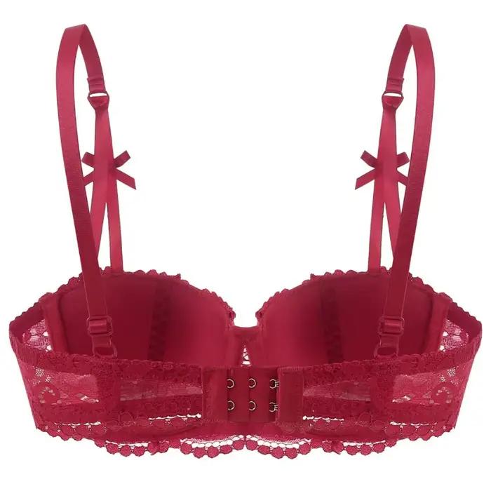 Soutien-gorge push-up en dentelle française pour femme