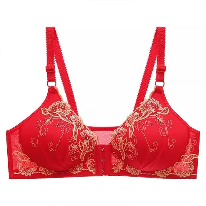 Soutien-gorge brodé en dentelle pour femmes