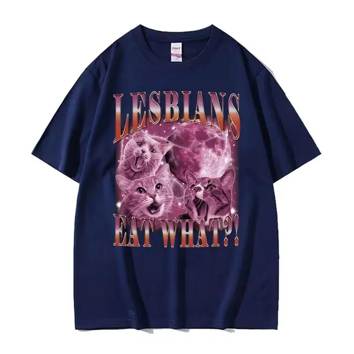 T-shirt en coton pour hommes et femmes, vêtement décontracté et confortable, avec mème graphique, style hip hop
