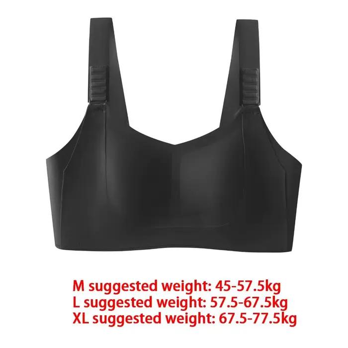 Soutiens-gorge Confortables Effet Push-Up Sans Coutures Bretelles Réglables Soutien Doux Grande Taille Lingerie Féminine