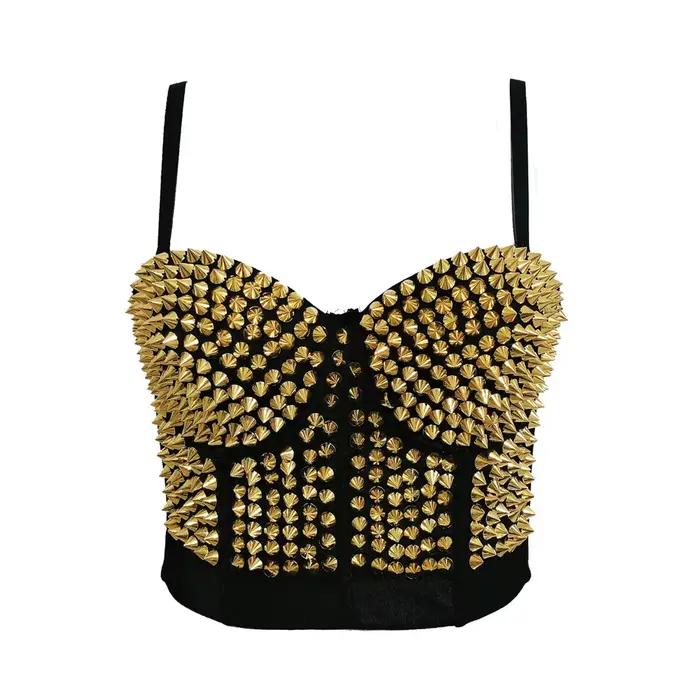 Soutien-gorge Steampunk à Rivets pour Femme