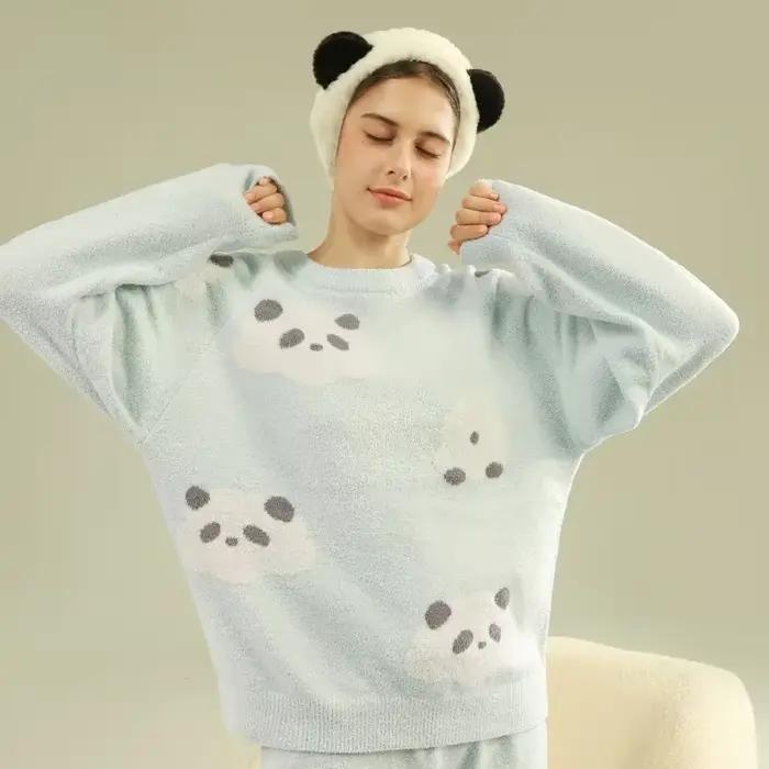 Ensembles de pyjamas mignons pour femmes et hommes