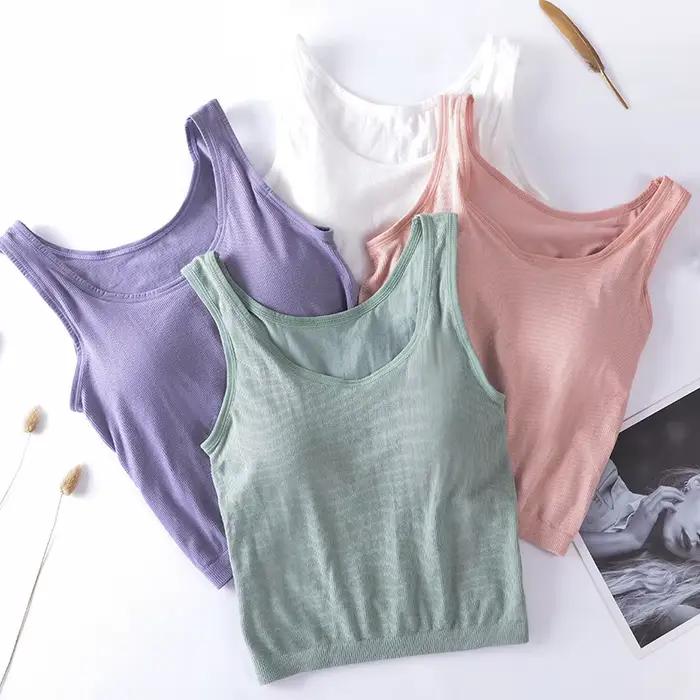 Camisole rembourrée pour femme