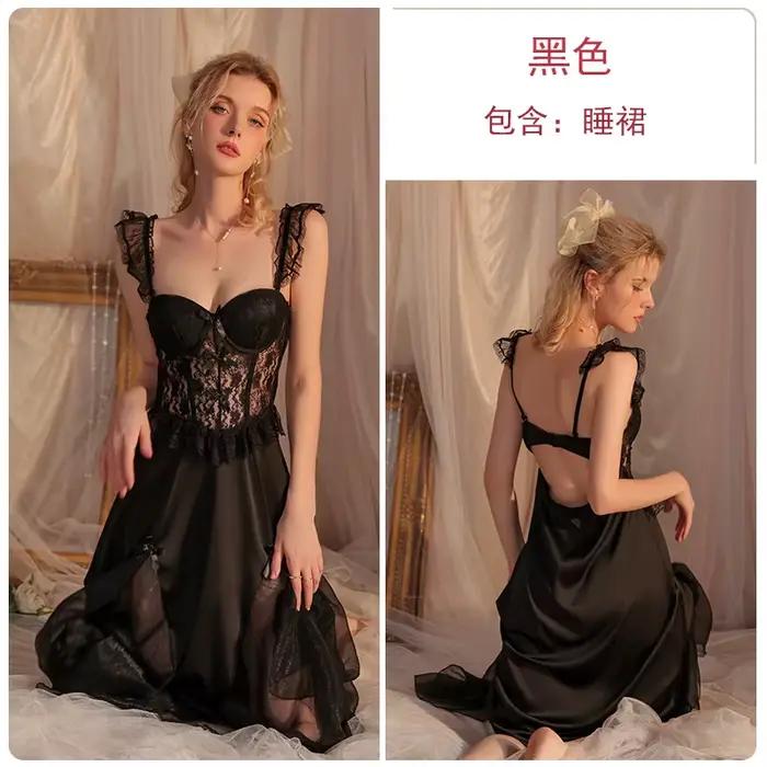 Ensemble de robe kimono en dentelle blanche pour femmes