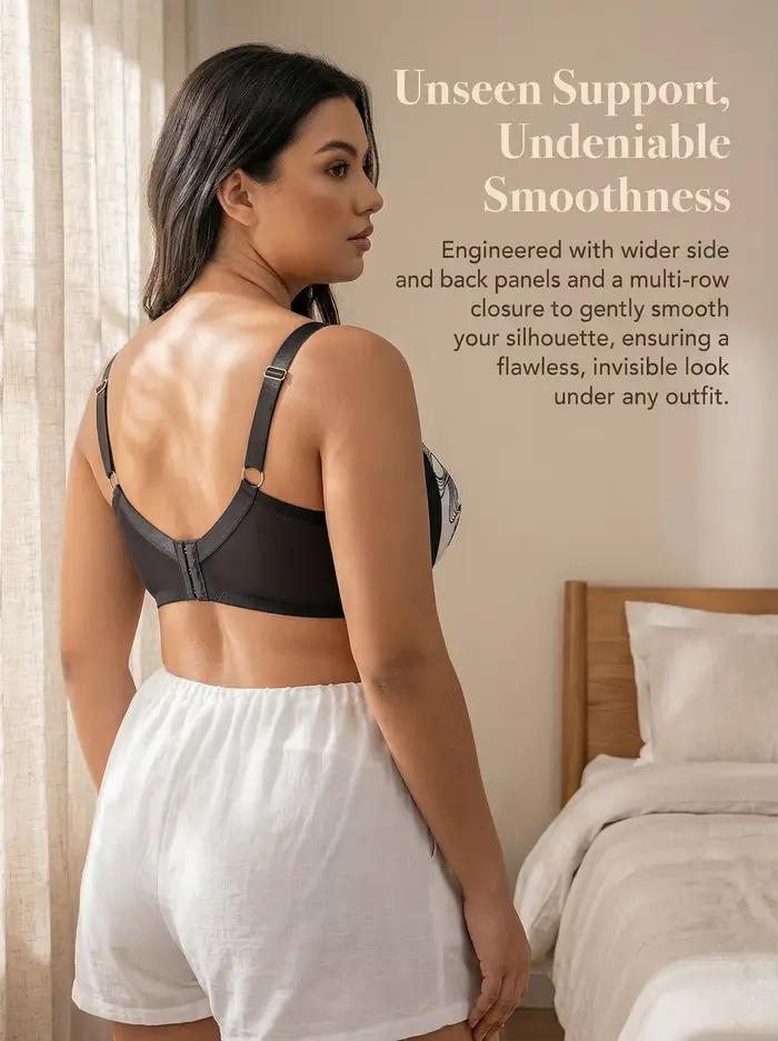 Soutien-gorge Grande Taille Confortable à Bonnets Profonds pour Femmes