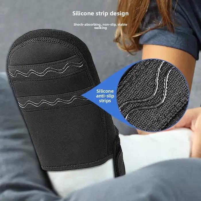 Couvre-chaussettes moulées demi-paume avec sangle fixe, antidérapant, coupe-vent, garde au chaud, protection des orteils moulés, outils de rééducation des pieds