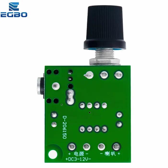 EGBO – carte amplificateur de puissance Audio LM386, DC 3V ~ 12V 5v, Mini Module AMP, volume réglable, nouvel arrivage, 1 pièce