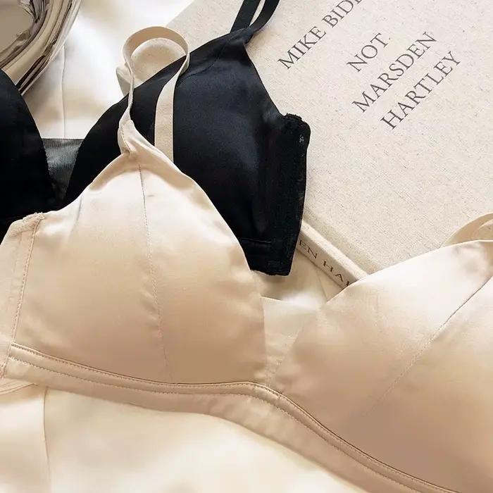 Soutien-gorge Simple en soie de mûrier