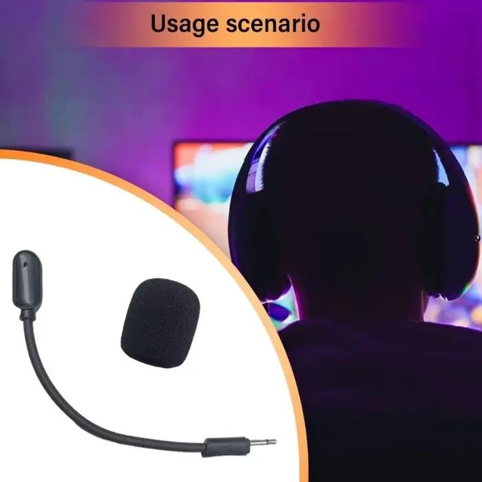 Remplacement de Microphone à flèche de jeu pour casques JBL Quantum 100 avec suppression du bruit, micro à flèche de jeu détachable de 2.5mm