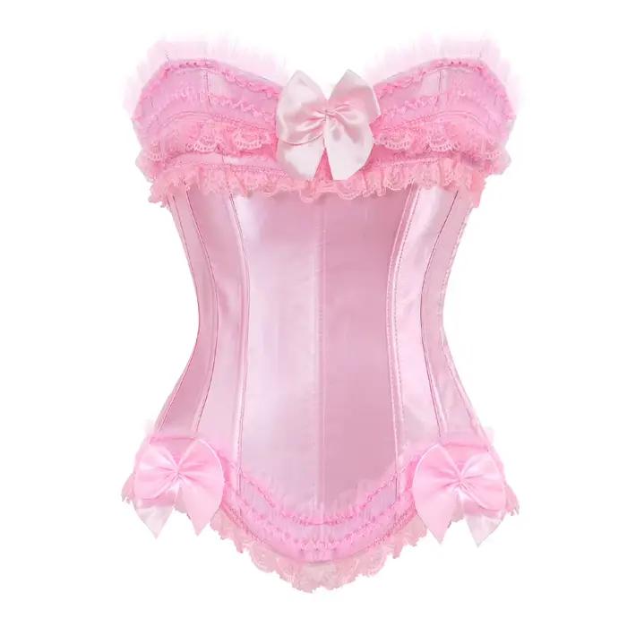 Corsets roses pour femmes