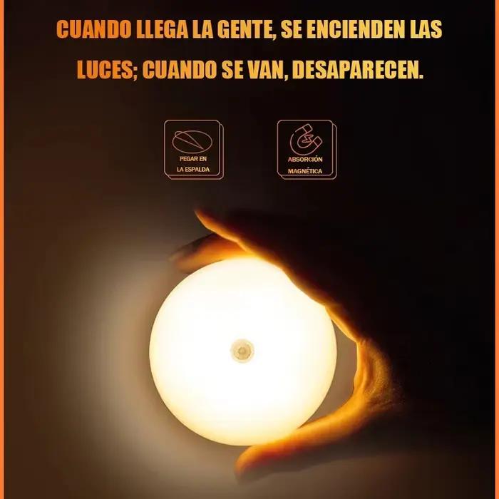 LED capteur de corps humain intelligent veilleuses éclairage automatique d'urgence USB charge sans fil aspiration magnétique LED lumières d'armoire