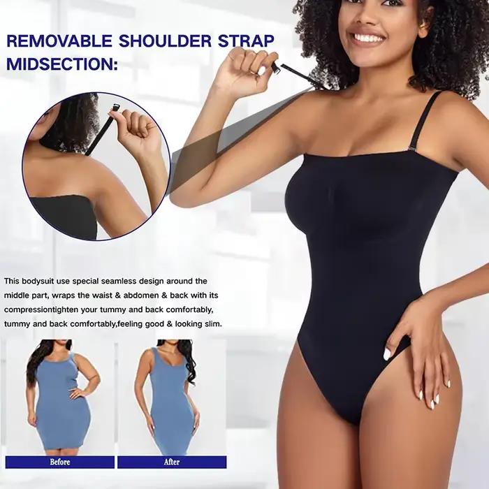Haut tubulaire Bustier à épaules dénudées