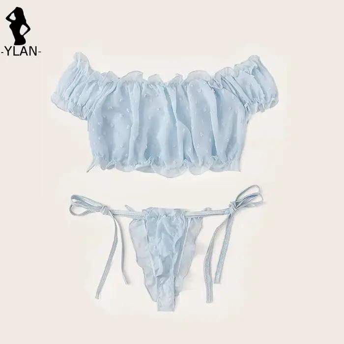 Ensemble de lingerie sexy pour femme en maille