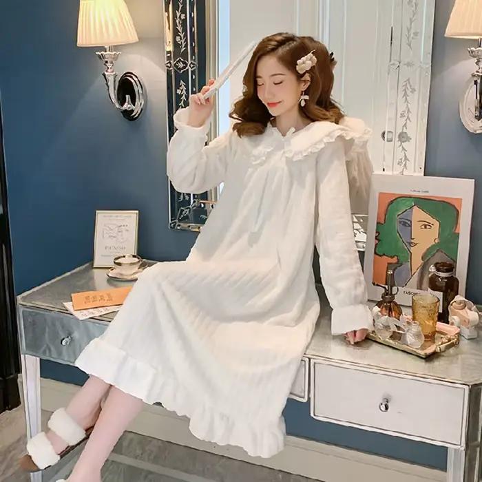 Vêtements de nuit pour femmes chemise