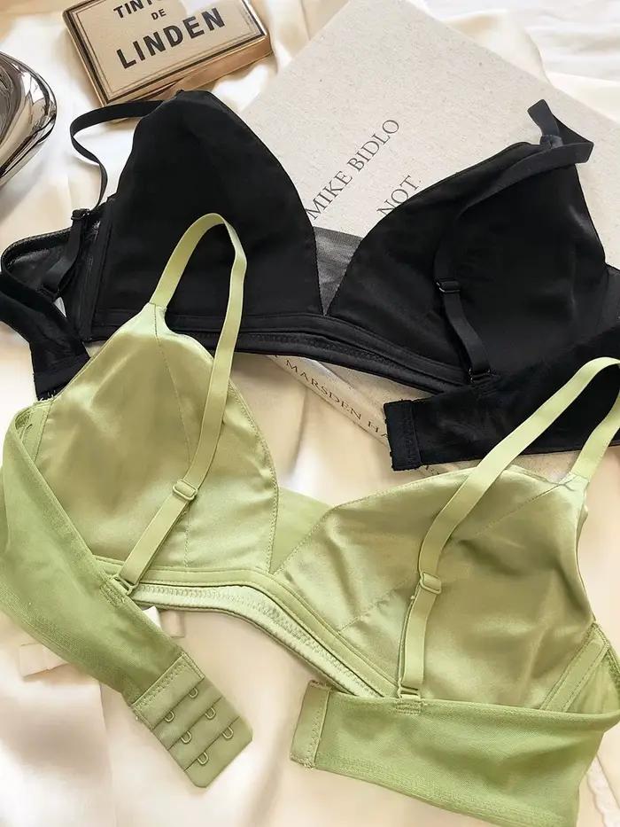 Soutien-gorge Simple en soie de mûrier