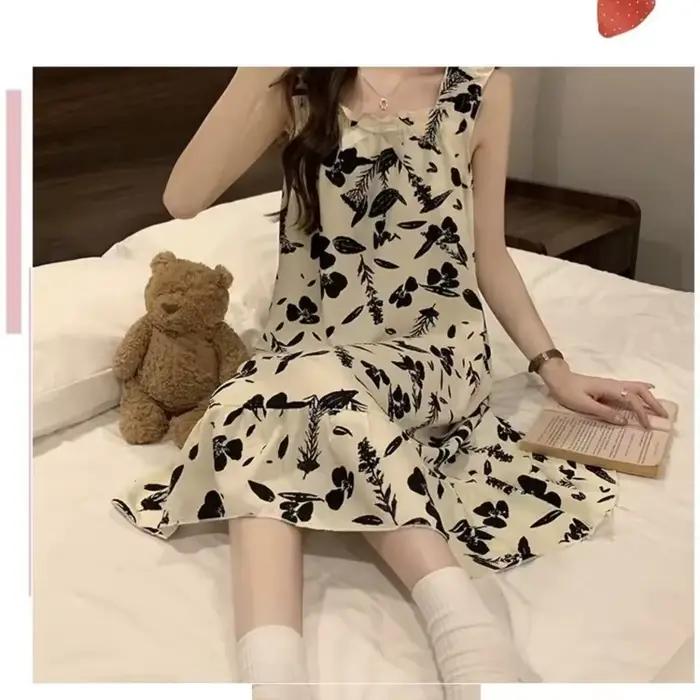 Chemise de nuit d'été pour femmes
