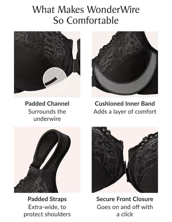 Soutien-gorge minimiseur à fermeture avant pour femme
