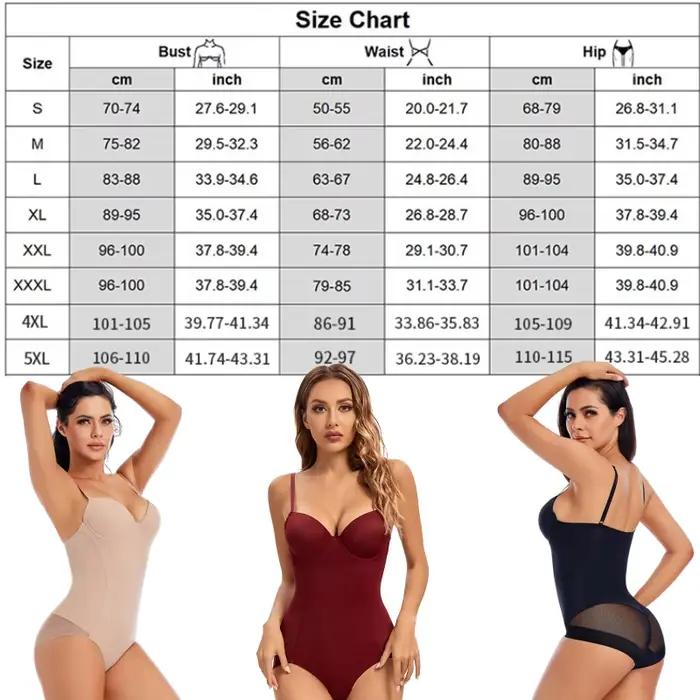 Body femmes Shapewear corps Shaper avec tasse
