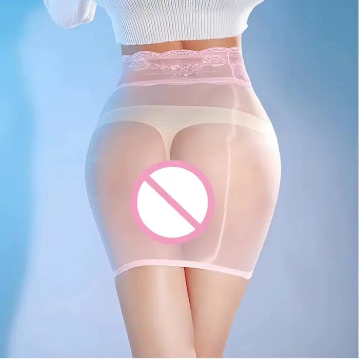 Mini-jupe transparente érotique pour femme