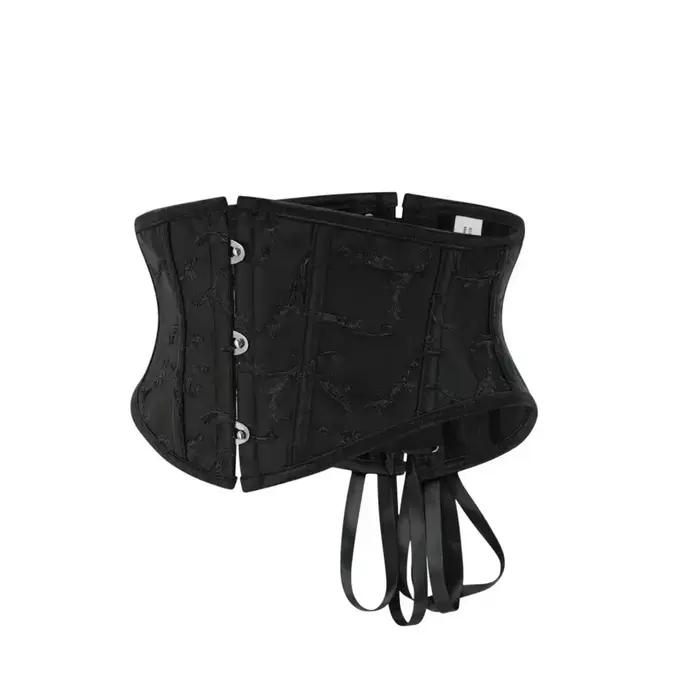 Corset court sous le buste pour femmes, Bustiers Style Lolita, amincissant, cintré à la taille, sangle modelante, vêtements modelants