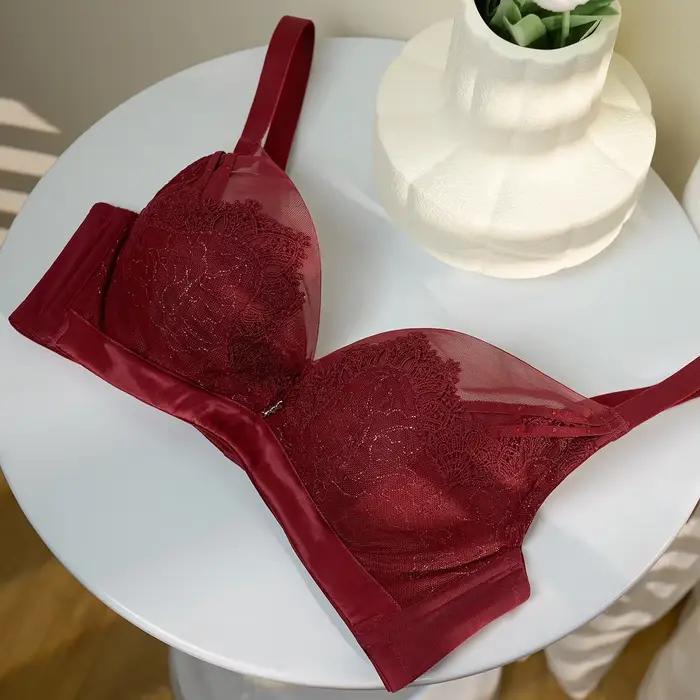 Femmes 70 75 80 85 90 B C D tasse soutien-gorge poitrine montrer réglage mineur froncé soutiens-gorge maille