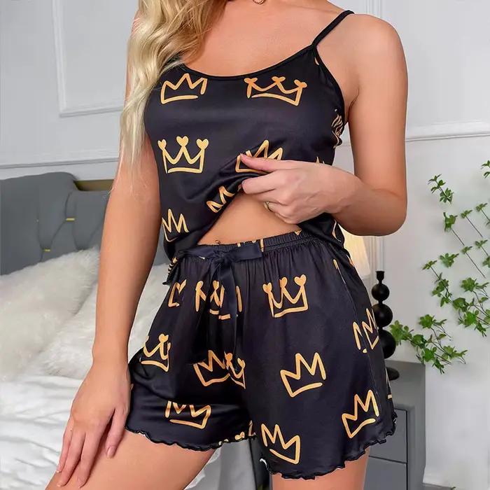 Ensemble pyjama pour femmes Y2K