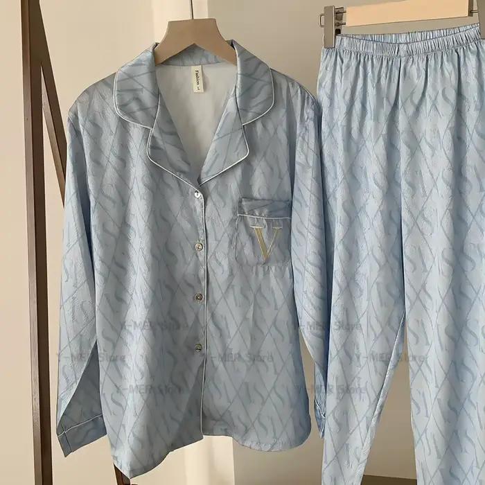 Ensemble pyjama imprimé vert