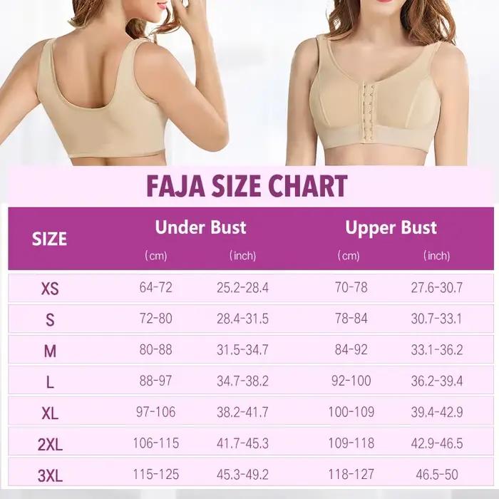 Soutien-gorge en nylon et élasthanne pour récupération post-opératoire vêtement en Y avec crochets réglables hauts sans fil pour femmes occasions de convalescence