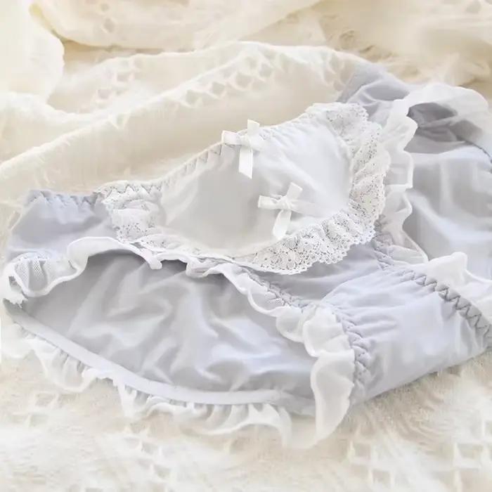 Culotte Lolita en Dentelle Mi-Haute pour Femme