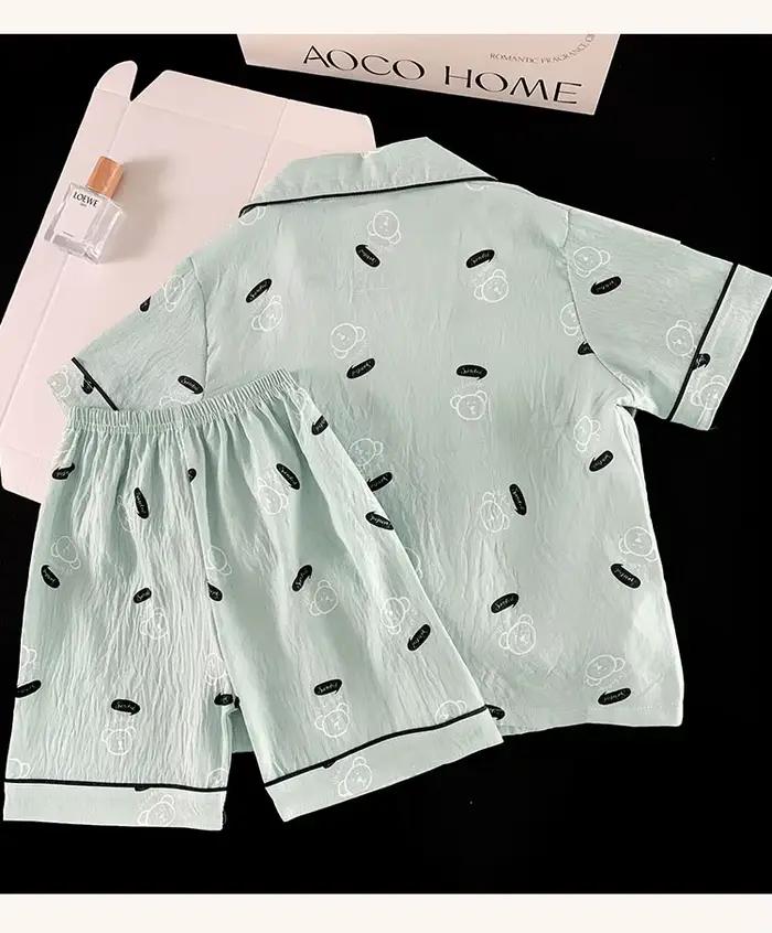 Ensemble pyjama à motif d'ours
