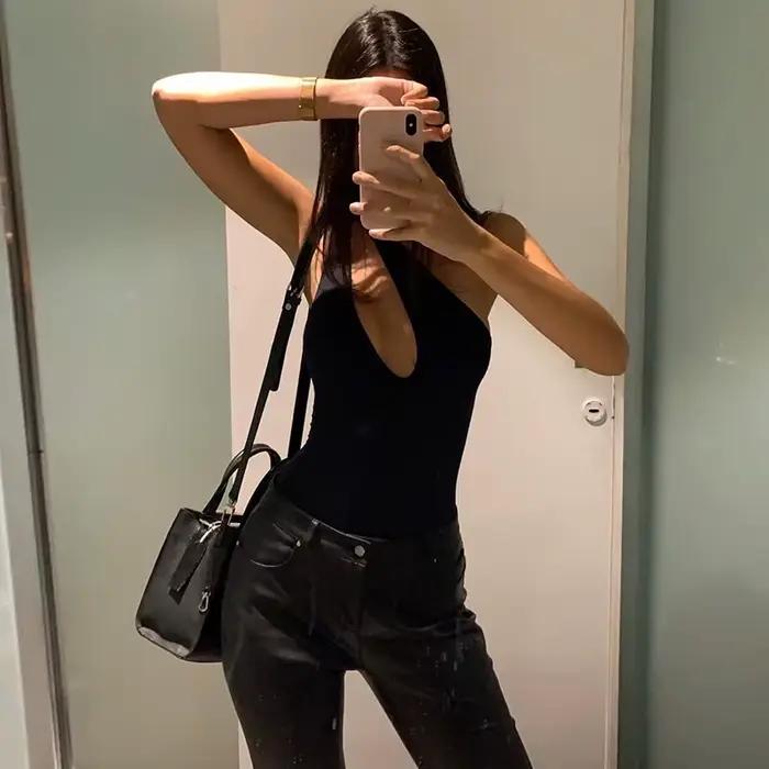 Body sexy pour femme, coupe ajustée